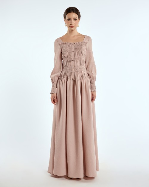 SIXDO Woven Flared Dress 2025